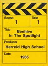 Herreid High School 1985 yearbook cover photo