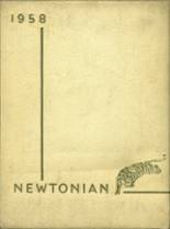 Newton High School 1958 yearbook cover photo
