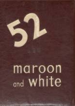 Central High School 1952 yearbook cover photo