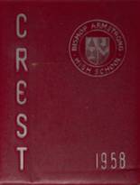 1958 Bishop Armstrong High School Yearbook from Sacramento, California cover image