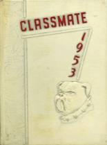 Washington High School 1953 yearbook cover photo