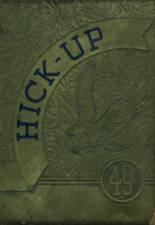 Hicks Memorial School 1949 yearbook cover photo