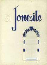 Jones Commercial High School 1951 yearbook cover photo