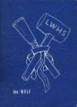 Little Wolf High School 1955 yearbook cover photo