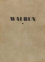 Waupun High School 1938 yearbook cover photo