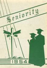 Mt. Victory-Dudley High School 1954 yearbook cover photo