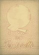 Pemberville High School 1947 yearbook cover photo
