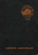 Carnegie High School 1936 yearbook cover photo