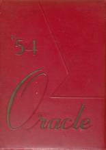 Oakdale High School 1954 yearbook cover photo
