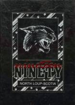 North Loup Scotia High School 1990 yearbook cover photo