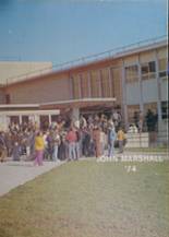 John Marshall High School  1974 yearbook cover photo