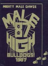Louisville Male High School 1985 yearbook cover photo
