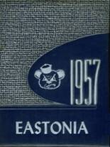 Easton High School 1957 yearbook cover photo