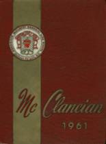 Monsignor McClancy High School 1961 yearbook cover photo