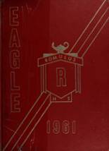 Romulus High School 1961 yearbook cover photo