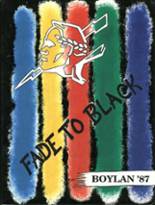 Boylan Central Catholic High School 1987 yearbook cover photo