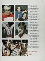 Gunn High School 1985 yearbook cover photo