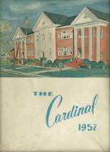 Newton-Conover High School 1957 yearbook cover photo