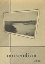 Muscoda High School 1957 yearbook cover photo