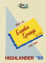 Eureka Springs High School 1988 yearbook cover photo