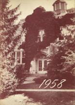 Swarthmore High School 1958 yearbook cover photo