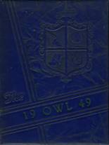 Odem High School 1949 yearbook cover photo