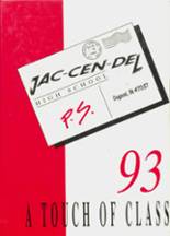 Jac-Cen-Del High School 1993 yearbook cover photo