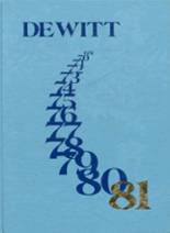 DeWitt High School 1981 yearbook cover photo