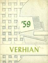 Vermontville High School 1959 yearbook cover photo