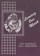 Ola High School 1987 yearbook cover photo