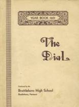 1931 Brattleboro Union High School Yearbook from Brattleboro, Vermont cover image