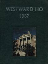 West High School 1987 yearbook cover photo