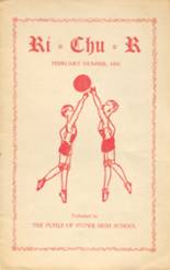 1930 Stowe High School Yearbook from Stowe, Vermont cover image