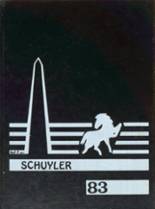 Schuylerville High School 1983 yearbook cover photo