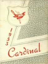 Conway Springs High School 1953 yearbook cover photo