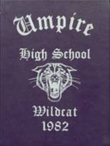 Umpire High School 1982 yearbook cover photo