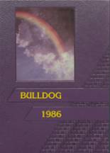 Ridgefarm High School 1986 yearbook cover photo