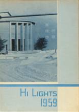 Pittsford Central High School 1959 yearbook cover photo