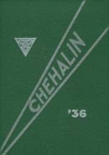 Chehalis High School 1936 yearbook cover photo