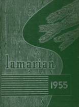 1955 Laura Lamar High School Yearbook from Homer city, Pennsylvania cover image