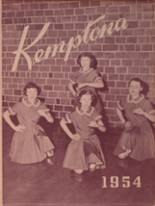 Kempton-Cabery Community High School 1954 yearbook cover photo