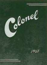Collegeville-Trappe Junior/Senior High School 1958 yearbook cover photo