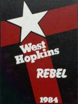 West Hopkins High School 1984 yearbook cover photo