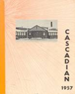 Cascade High School 1957 yearbook cover photo