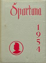 1954 Springfield High School Yearbook from Akron, Ohio cover image