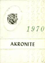 Akron High School 1970 yearbook cover photo