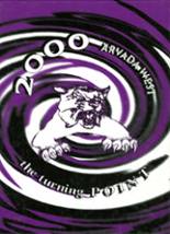 Arvada West High School 2000 yearbook cover photo