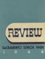 Sacramento High School 1944 yearbook cover photo