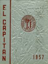 Jefferson High School 1957 yearbook cover photo