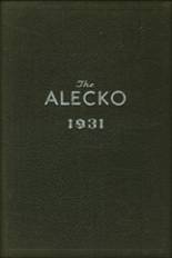 Alexandria Senior High School 1931 yearbook cover photo